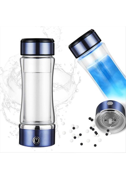 QuirkyQuar Hidrojen Su Şişesi, Hidrojen Su Jeneratörü, 420ML Taşınabilir Hidrojen Su Iyonlaştırıcı Makinesi, Ev Seyahati Için (Yurt Dışından) fırsatları