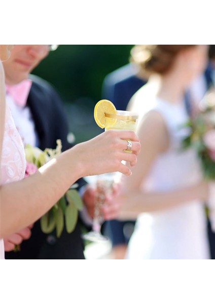 QuirkyQuar 50PCS Plastik Şarap Bardakları Temiz Tek Kullanımlık Şarap Bardakları, Plastik Şarap Bardakları, Açık Kokteyl Gözlükleri Tek Kullanımlık Bardaklar (Yurt Dışından) indirimleri