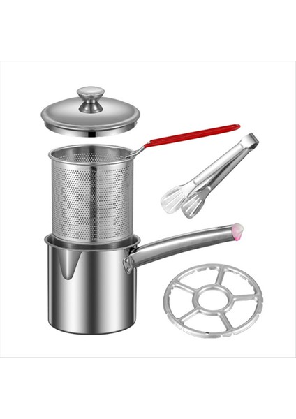 QuirkyQuar 1.8l Derin Fritöz Tenceresi, Küçük Fritöz Tenceresi, Çok Amaçlı Paslanmaz Çelik Sepetler, Derin Fritöz, Ev Için Pişirme Tenceresi (Yurt Dışından)