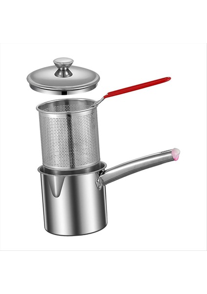 QuirkyQuar 1.8l Derin Fritöz Tenceresi, Küçük Fritöz Tenceresi, Çok Amaçlı Paslanmaz Çelik Sepetler, Derin Fritöz, Ev Için Pişirme Tenceresi (Yurt Dışından) modelleri