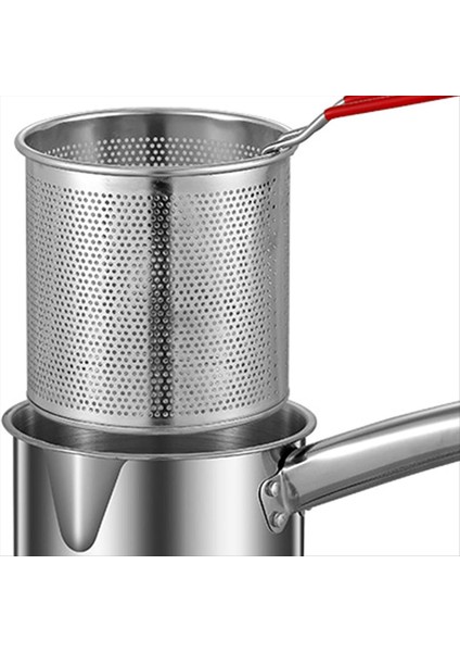 QuirkyQuar 1.8l Derin Fritöz Tenceresi, Küçük Fritöz Tenceresi, Çok Amaçlı Paslanmaz Çelik Sepetler, Derin Fritöz, Ev Için Pişirme Tenceresi (Yurt Dışından) fırsatları