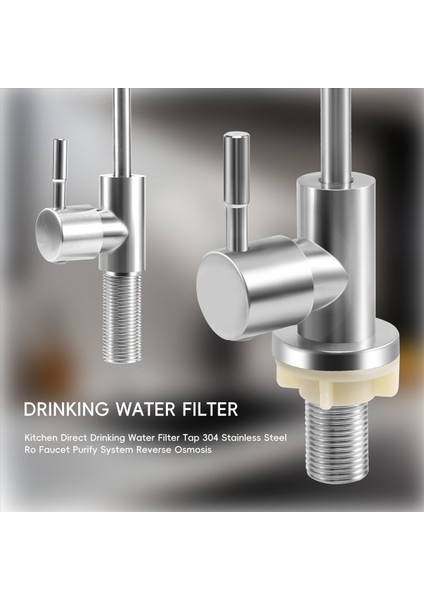 QuirkyQuar Mutfak Doğrudan Içme Suyu Filtresi Musluk 304 Paslanmaz Çelik Ro Musluk Arıtma Sistemi Ters Osmoz Robinet Mutfağı Torneira (Yurt Dışından) indirimleri
