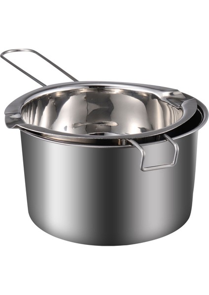 QuirkyQuar Çikolata Eritme Potu (304 Paslanmaz Çelik) 400ML Çift Kazan Tereyağı (Yurt Dışından)