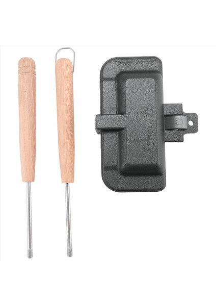 QuirkyQuar Sandviç Pan Pasta Maker Çıkarılabilir Mutfak Aletleri Taşınabilir Hızlı Isıtma Dökme Demir Dikdörtgen Muffins Krep Öğle Yemeği (Yurt Dışından) modelleri