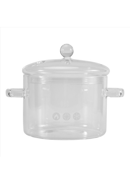 QuirkyQuar Kapaklı Cam Tencere, Kapaklı Ocakta Pişirme Tenceresi ve Saplı Tencere Temiz Çorba Tenceresi, Yüksek Borosilikat 1900ML (Yurt Dışından) fiyatları