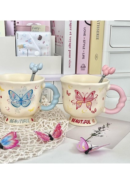 Masalsı Kelebekler Temalı Seramik Kupa indirimleri