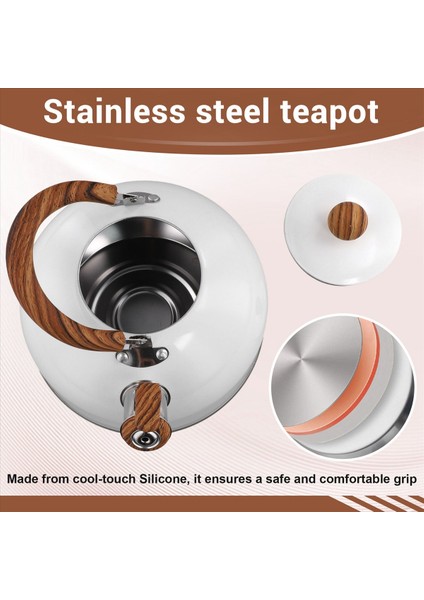 QuirkyQuar 3 L Çay Su Isıtıcısı Soba Sobası Soba Tea Su Isıtıcısı Soba Üstü Için, Sap (Yurt Dışından) indirimleri