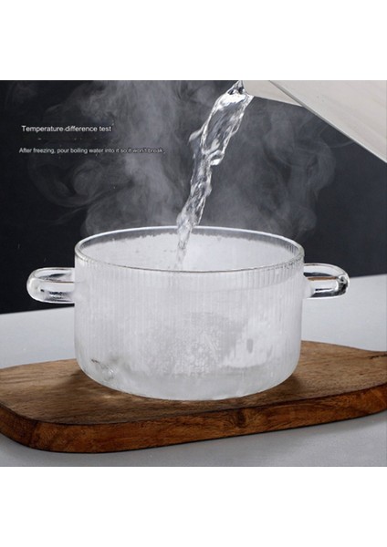 QuirkyQuar Cam Tencere Temiz Pişirme Pot Çorbası Tenceresi Isıtma Çift Kulplar Cam Tenceresi Kapak Altın (Yurt Dışından) fiyatları