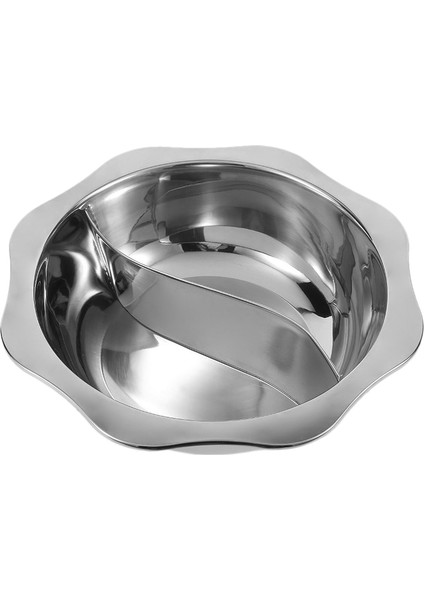 QuirkyQuar Paslanmaz Çelik Pot Sekizgen Güneş Pot Yavaş Güveç Potu Mutfak Yemek Pişirme Dayanıklı Çift Izgara Sıçır Tencere Erişte Tenceresi KAPAK-30CM (Yurt Dışından)