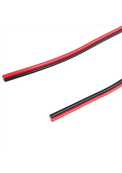 QuirkyQuar 22 Gauge 15M Kırmızı Siyah Zip Tel Awg Kablo Güç Toprak Kıyıklı Bakır Araba (Yurt Dışından) indirimleri