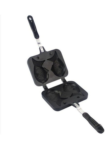 QuirkyQuar Mutfak Japon Taiyaki Balık Şeklindeki Sıcak Tatlı Waffle Kek Üreticisi Pancake Çift Tava Kızartma Tava Waffle Kalıpları (Yurt Dışından) modelleri