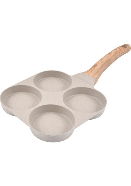 QuirkyQuar Yumurta Tavası Omlet Pan, 4-Cup Steas Yumurta Tavası, Yumurta Ocak Tavası Yumurta Tavası Kahvaltı, Gözleme, Plett, Crepe Pan (Yurt Dışından)