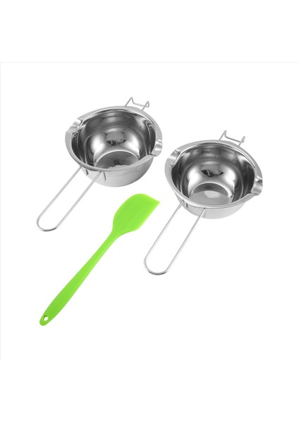 QuirkyQuar Çikolata Şeker Tereyağı Peyniri Için Tereyağı Için Silikon Spatula ile 2 Paket Çift Kazan Eritme Kabı (400ML ve 600 Ml) (Yurt Dışından) fiyatları