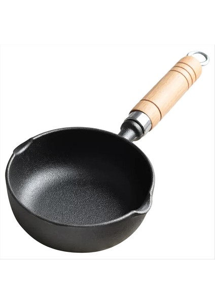 QuirkyQuar Tereyağı Eritme Tenceresi, Tereyağı Eritme, Yapışmaz Dökme Demir Sosu, Ahşap Saplı, Küçük Dökme Demir Eritme Potası, Asılı (Yurt Dışından)