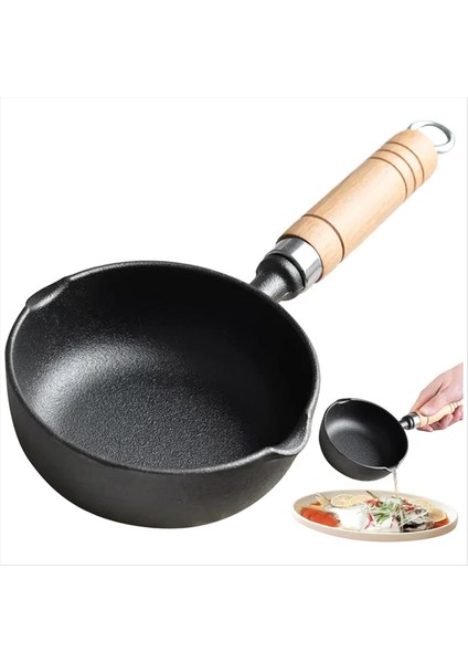 QuirkyQuar Tereyağı Eritme Tenceresi, Tereyağı Eritme, Yapışmaz Dökme Demir Sosu, Ahşap Saplı, Küçük Dökme Demir Eritme Potası, Asılı (Yurt Dışından) fiyatları