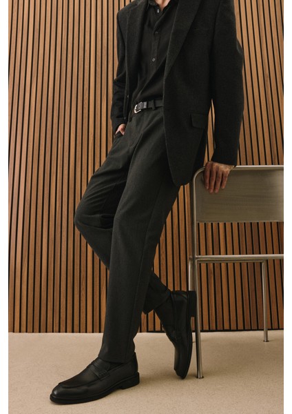 , Erkek Hakiki Deri Klasik Ayakkabı 1531056Z4612 Siyah modelleri