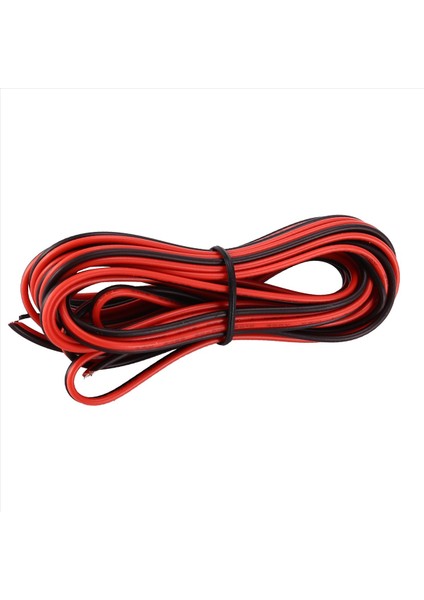 QuirkyQuar 3 Metre Kırmızı Siyah Zip Tel Awg Kablo Güç Toprak Kıyıklı Bakır Araba (Yurt Dışından) fiyatları