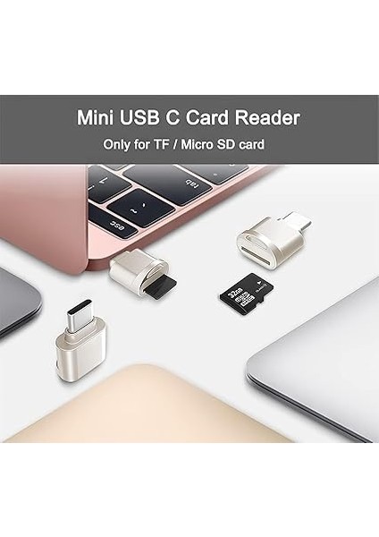 & Lightning Micro Sd Kart Okuyucu – Dönüştürücülü Otg Kart Okuyucu,tf Hafıza Kartı Okuyucu, Macbook, Samsung, Laptop, Android Uyumlu Metal Mini Kart Okuyucu | Evınto (Type-C) indirimleri