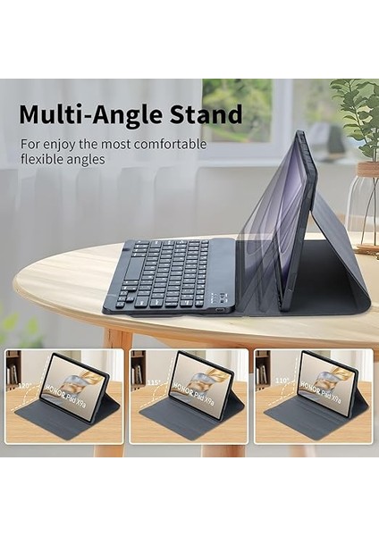 Kılıfı For Honor Pad X9A / Pad X9 Pro 11,5 Inç 2025 Tablet, Manyetik Çıkarılabilir Kablosuz Bluetooth Klavye, Fareli Ultra Ince Kılıf (Pembe) indirimleri