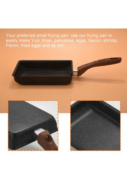 QuirkyQuar Tamagoyaki Pan Japon Omlet Tava, Yapışmaz Tava Kaplama Kare Yumurta Tavası Kızartma Tavası Omlet Veya Krep Yapmak Için (Yurt Dışından) indirimleri