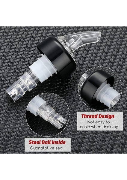 QuirkyQuar 10PCS Otomatik Ölçülen Şişe Dökücü, Kuyruk ve Yakalı Spout Şişe Dökücü, Likör Şişe Dökücüleri 1 Oz/ 30 ml (Yurt Dışından) fırsatları