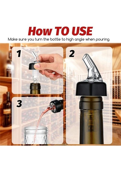 QuirkyQuar 10PCS Otomatik Ölçülen Şişe Dökücü, Kuyruk ve Yakalı Spout Şişe Dökücü, Likör Şişe Dökücüleri 1 Oz/ 30 ml (Yurt Dışından) indirimleri