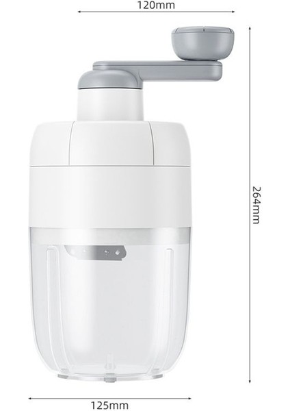 QuirkyQuar Traş Buz Makinesi Ev Küçük Manuel Buz Kırıcı El Sıkışır Buz ve Dolu Buz Kırıcı Kum Buzu Yapmak (Yurt Dışından) fırsatları