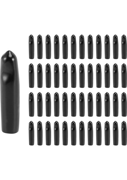QuirkyQuar Siyah Kauçuk Poker Kapak Likör Şişesi Pourer Dispenser Spout Toz Kapakları (48) (Yurt Dışından)