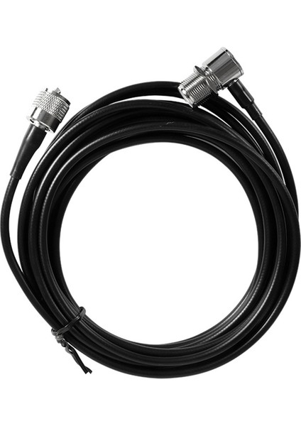 QuirkyQuar RG58 Rg-58 50 Ohm Araba Anten Koaksiyel Kablosu 5 Metre Uhf Kadın-Uhf Erkek (Siyah) (Yurt Dışından) indirimleri