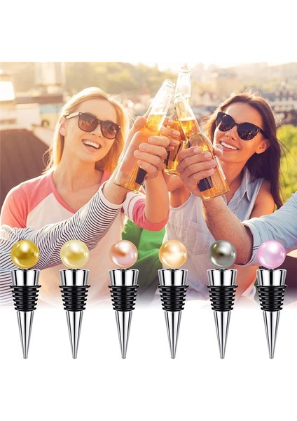 QuirkyQuar 6 Adet Metal Şişe Tıpası Boş Çinko Alaşım Şarap Şişesi Tıpa Kiti Yeniden Kullanılabilir Şarap Tasarrufu Kafesi Şişe Tıpa Seti (Yurt Dışından) modelleri