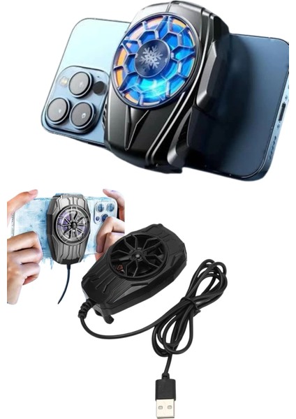 Telefon Soğutucu Fan Güçlü Motor Radyatör Cep Telefon Soğutma indirimleri