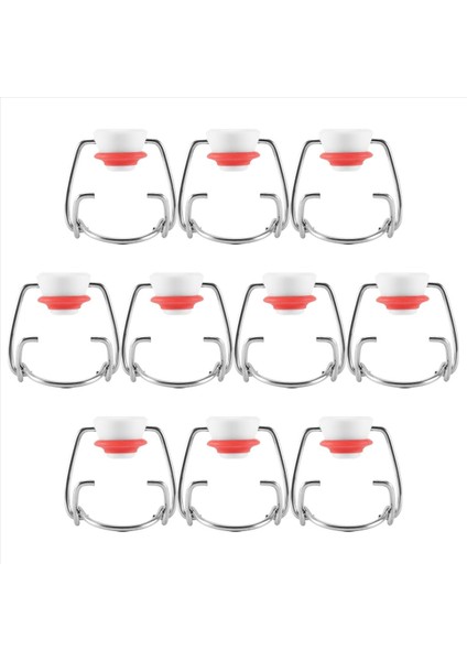 QuirkyQuar Salıncak Üst Cam Şişe Kapakları Flip Bira Şişe Salıncak Kapağı Için Grolsch Tarzı Bira Şişe Bira, Soda Şişeleri, Homebrewing 10PCS (Yurt Dışından)