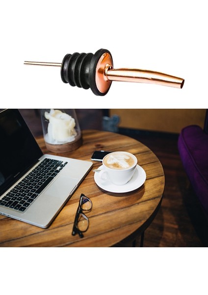 QuirkyQuar 12 Adet Paslanmaz Çelik Klasik Şişe Dökücüler Konik Spout - Kauçuk Toz Kapaklı Likör Dökücüler, Altın (Yurt Dışından) indirimleri