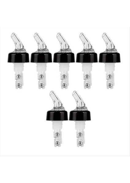 QuirkyQuar 7pcs 30ML Plastik Likör Dökücü Zeytinyağı Şarap Şişesi Pok Çıış Tapası Durdurucu Cork Şarap Dispenser Sızdır (Yurt Dışından)