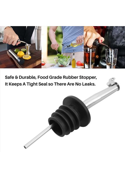 QuirkyQuar 10 Paketli Paslanmaz Çelik Şarap Dökücüler Likör Şarap Likörü Için Set Zeytinyağı Kahve Şurubu Sirke Şişeleri (Yurt Dışından) fırsatları