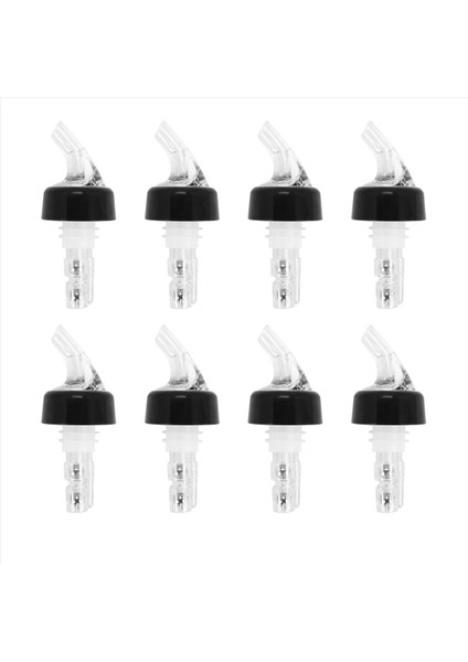 QuirkyQuar 8 Adet Otomatik Ölçülen Şişe Dökücü, Kuyruk ve Yakalı Spout Şişe Dökücü, Likör Şişe Dökücüleri 1 Oz/ 30 ml (Yurt Dışından)