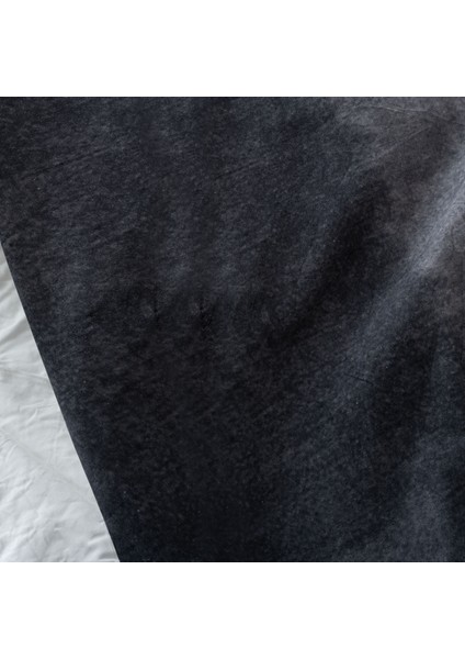 Alin Tek Kişilik Nevresim Takımı %100 Pamuk Ütü Istemeyen Baskılı Siyah 160X220 cm