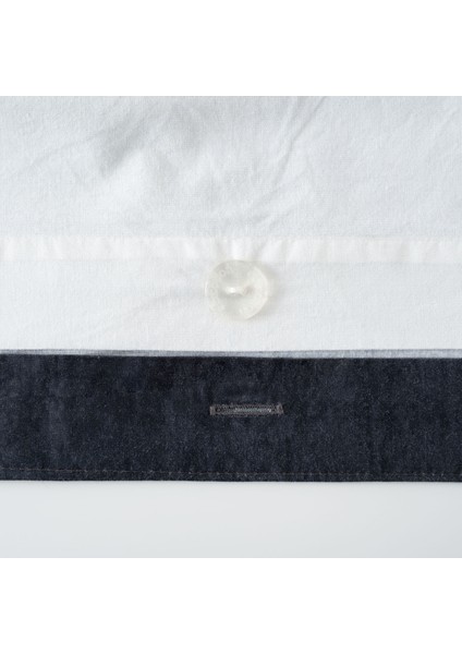 Alin Tek Kişilik Nevresim Takımı %100 Pamuk Ütü Istemeyen Baskılı Siyah 160X220 cm