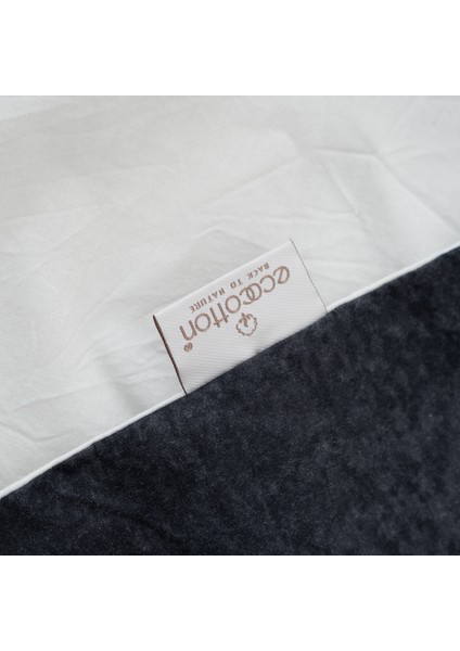 Alin Tek Kişilik Nevresim Takımı %100 Pamuk Ütü Istemeyen Baskılı Siyah 160X220 cm