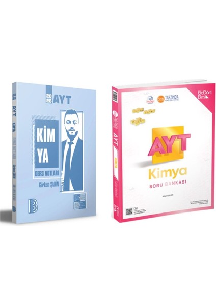 AYT Kimya Ders Notları 2026 ve Üçdörtbeş Yayınları AYT Kimya Soru Bankası 2026 - Görkem Şahin