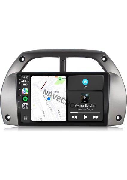 Toyota Rav4 2001-05 9" Uyumlu Androıd Multimedya Gerçek 2/32 Kablosuz Carplay Geri Görüş Kameralı fiyatları