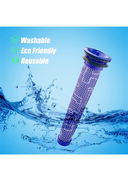 Dyson V6 DC59 ile Uyumlu Ana Fırça Hepa Filtresi Yedek Parçaları (Yurt Dışından) indirimleri