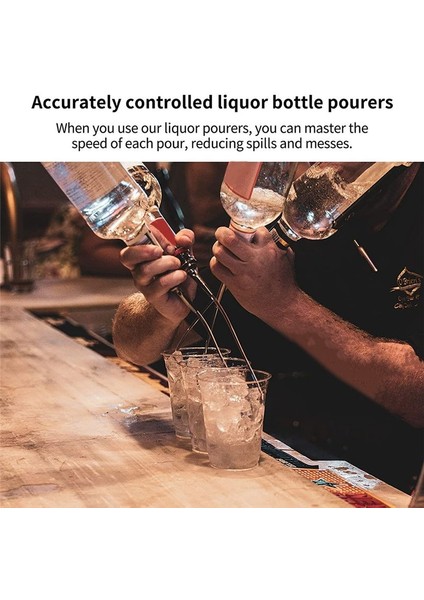 QuirkyQuar 12 Paket Paslanmaz Çelik Klasik Şişe Dökücüler Konik Spout - Kauçuk Toz Kapaklı Likör Dökücüler Siyah (Yurt Dışından) indirimleri