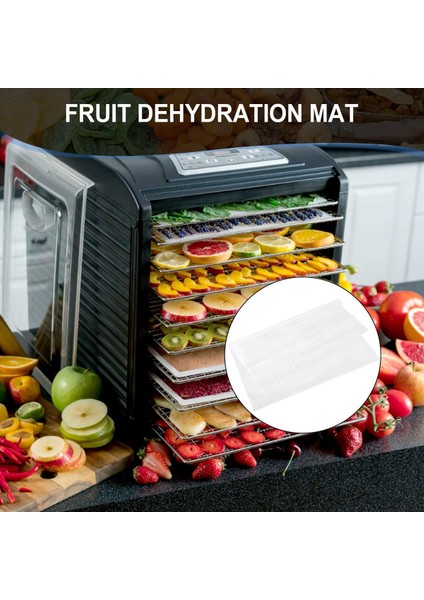 QuirkyQuar Yapışmaz Silikon Kurutucu Tabakaları, Meyve Kurutucu Paspaslar Yeniden Kullanılabilir Vapur Mat Meyve Kurutma Makinesi Için 8 Adet (Yurt Dışından) fırsatları