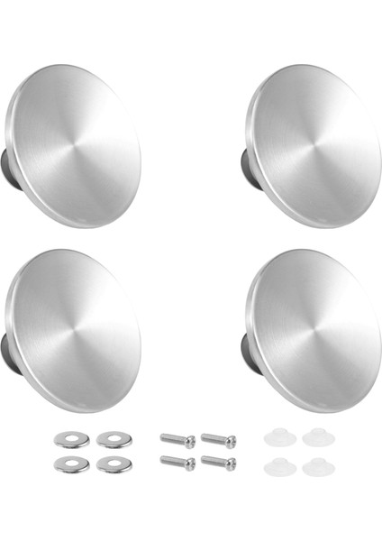 QuirkyQuar 4 Set Hollandalı Fırın Knob Paslanmaz Çelik Yedek Knob Pot Kapağı Le Creuset, Aldi, Lodge Emaye Hollandalı Fırın (Yurt Dışından)