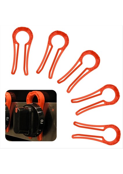 QuirkyQuar Gaz Sobası Düğmesi Kilidi, Soba Düğmesi Kilitler Provalı Fırın Düğmeleri Kapaklar Kilit 5 Paket (Yurt Dışından) fiyatları