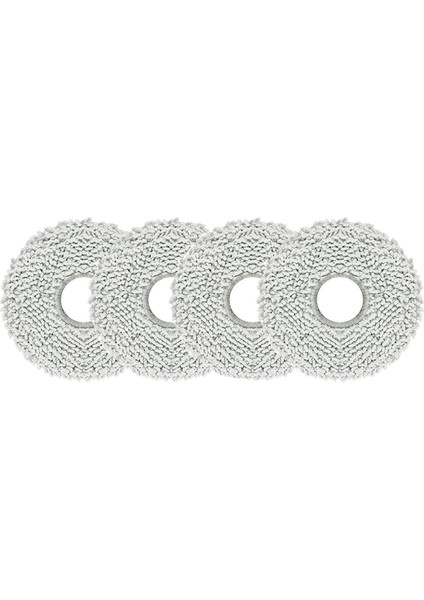 Xiaomi Dreame X20 PRO/X20 Pro Plus Robot Için 4 Adet Yıkanabilir Paspas Bezi (Yurt Dışından)