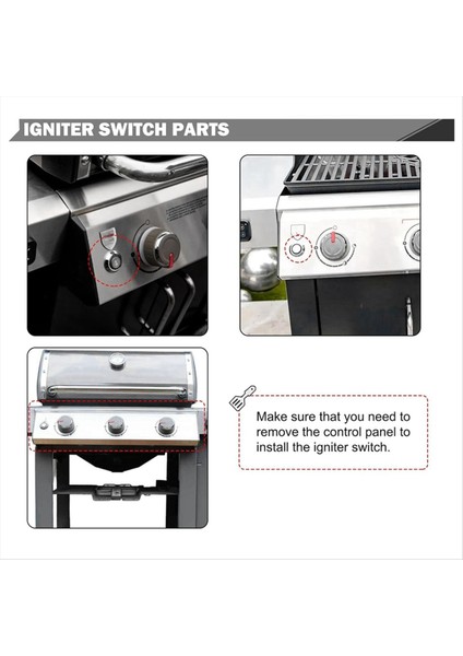 QuirkyQuar Lgniter Switch Değiştirme 69283 66354 Weber Genesis Iı Izgara Parçaları Için Parçalar E-310 E-315 E-330 E-210 E-410 E-610 (Yurt Dışından) indirimleri