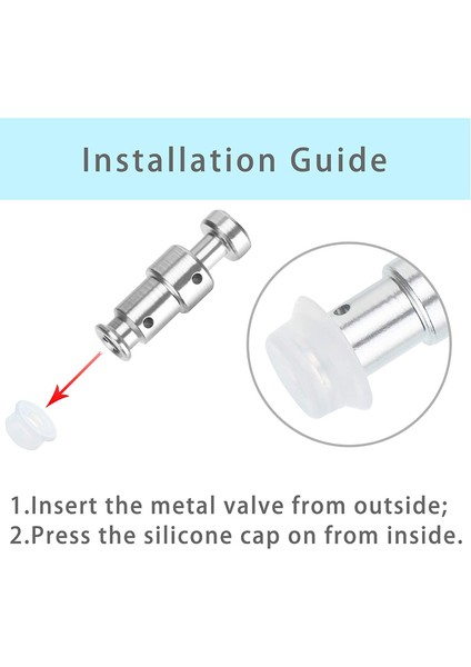 QuirkyQuar Düdüklü Ocak Aksesuarları, Duo 3, 5, 6 Qt, Duo Için Yedek Şamandıra Valfi Plus 3, 6 Qt - 4 Şamandıra Vanası (Yurt Dışından) fırsatları