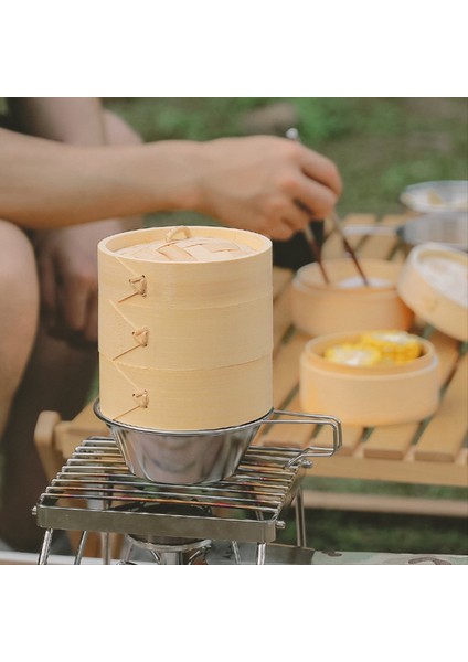 QuirkyQuar Bambu Ahşap Vapur Açık Kamp Kamp Kase Kupası Buharlı Piknik Barbekü Boyutu Için Ev Mutfak Için (Yurt Dışından) indirimleri